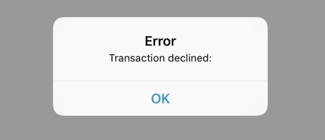 venmo transaction decline error