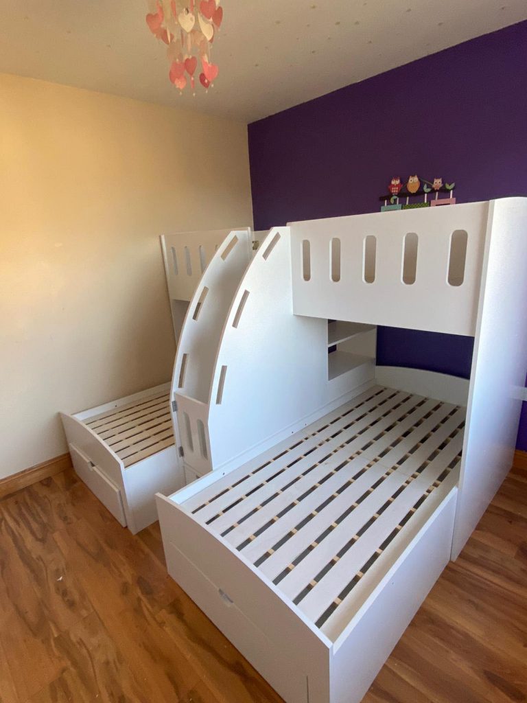 childrens bunk beds with steps uk