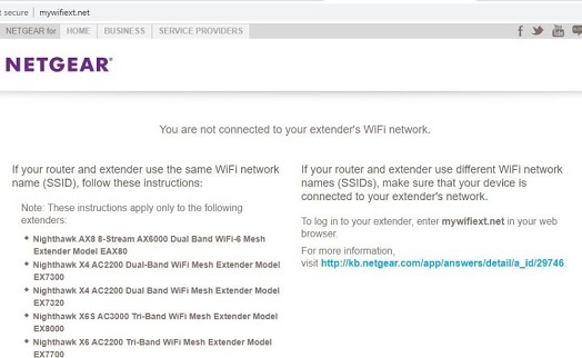 access mywifiext login page