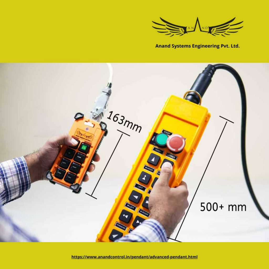 Crane pendant control switch for hoist and EOT crane- Anand systems Engineering Pvt. Ltd.