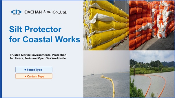 High-Performance Silt Protector Curtain for Marine and River Construction | DAEHAN i.m.