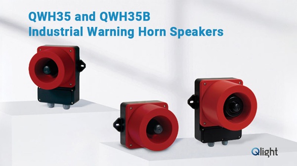 QWH35 and QWH35B Industrial Warning Horn Speakers | Qlight