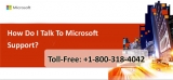 How Do I Talk To Microsoft Support?