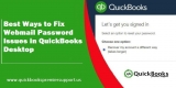 How to Fix Webmail Password Issues in QuickBooks Desktop?