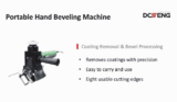 Professional Portable Hand Beveler for Industrial Applications | DCSENG