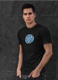 Iron men arch Men’s Round Neck T-Shirt