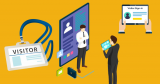 Touchless Visitor Management System for Societies