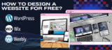 How to design a website for free?