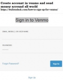 How can you log into Venmo and send your money around?